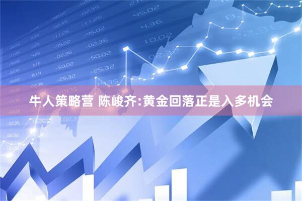 牛人策略营 陈峻齐:黄金回落正是入多机会